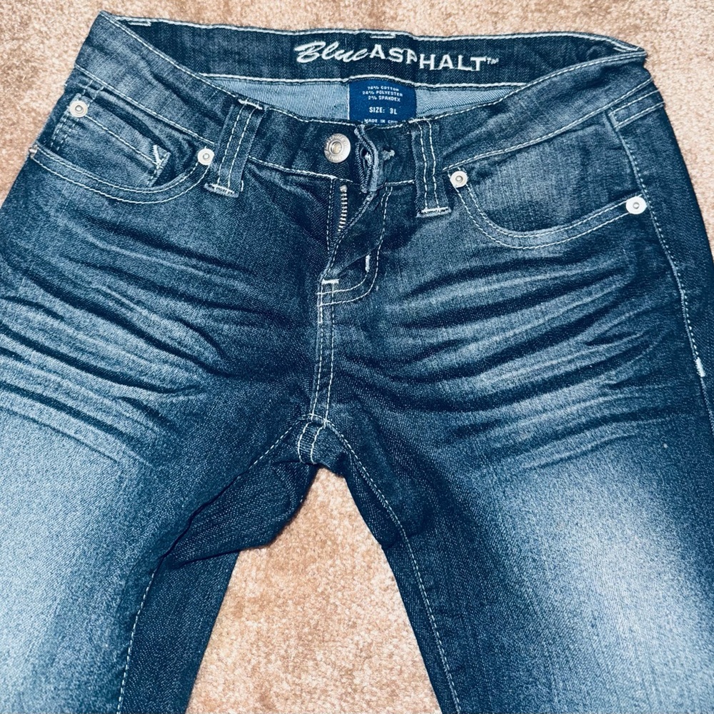 Women’s Blue Asphalt Stretch Denim Jeans